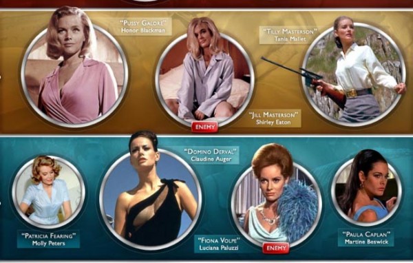 The Girls Of James Bond Infographic Only Infographic 